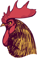 Bocoup's mascot, Bob the rooster